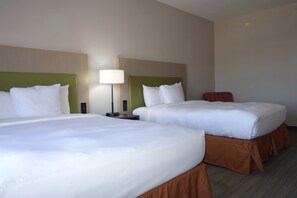 Premium Room, 2 Queen Beds, Non Smoking | Premium bedding, desk, blackout drapes, iron/ironing board - Country Inn & Suites by Radisson, Round Rock, TX (Round Rock)