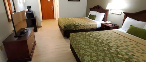 Desk, iron/ironing board, rollaway beds, free WiFi