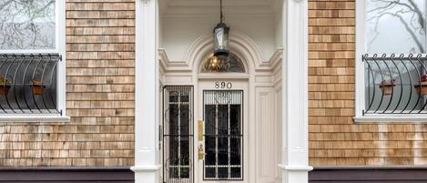 Façade de l’hébergement