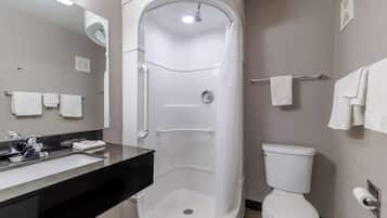 Shower, towels