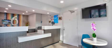 Check-in/check-out kiosk