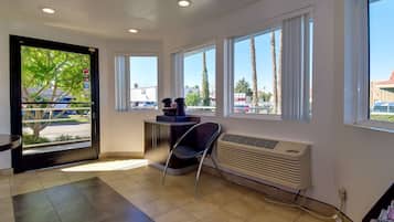 Sitteområde i lobbyen