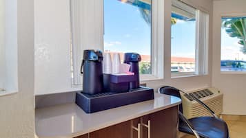 Área de estar no saguão