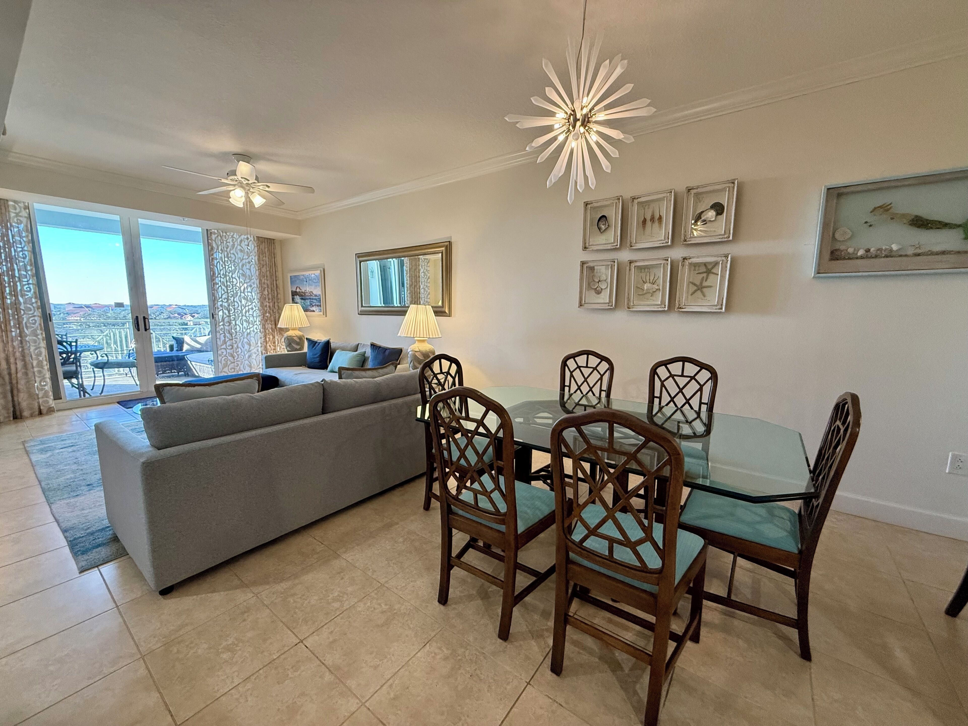 Condo, 2 Bedrooms (Condo in the Yacht Harbor, w/view) | Living area | 27-inch TV with digital channels, DVD player