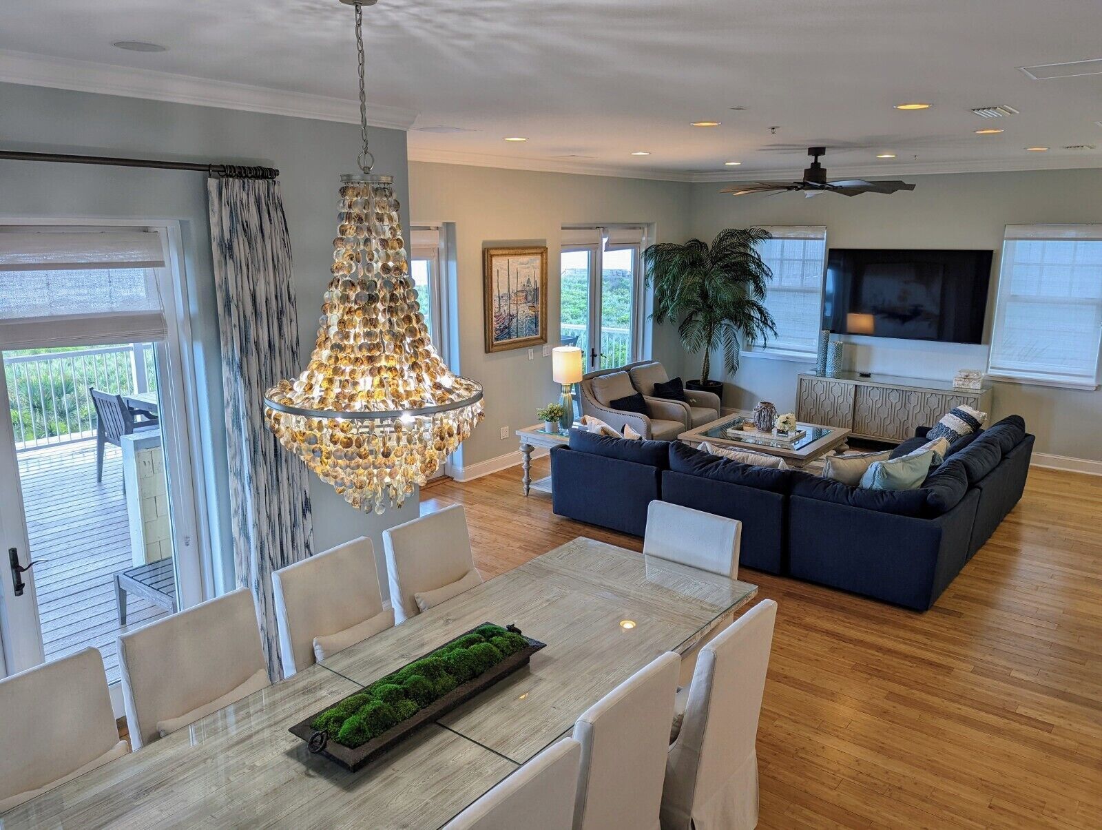 House, Multiple Beds, Oceanfront (Cinnamon Beach) | Living area