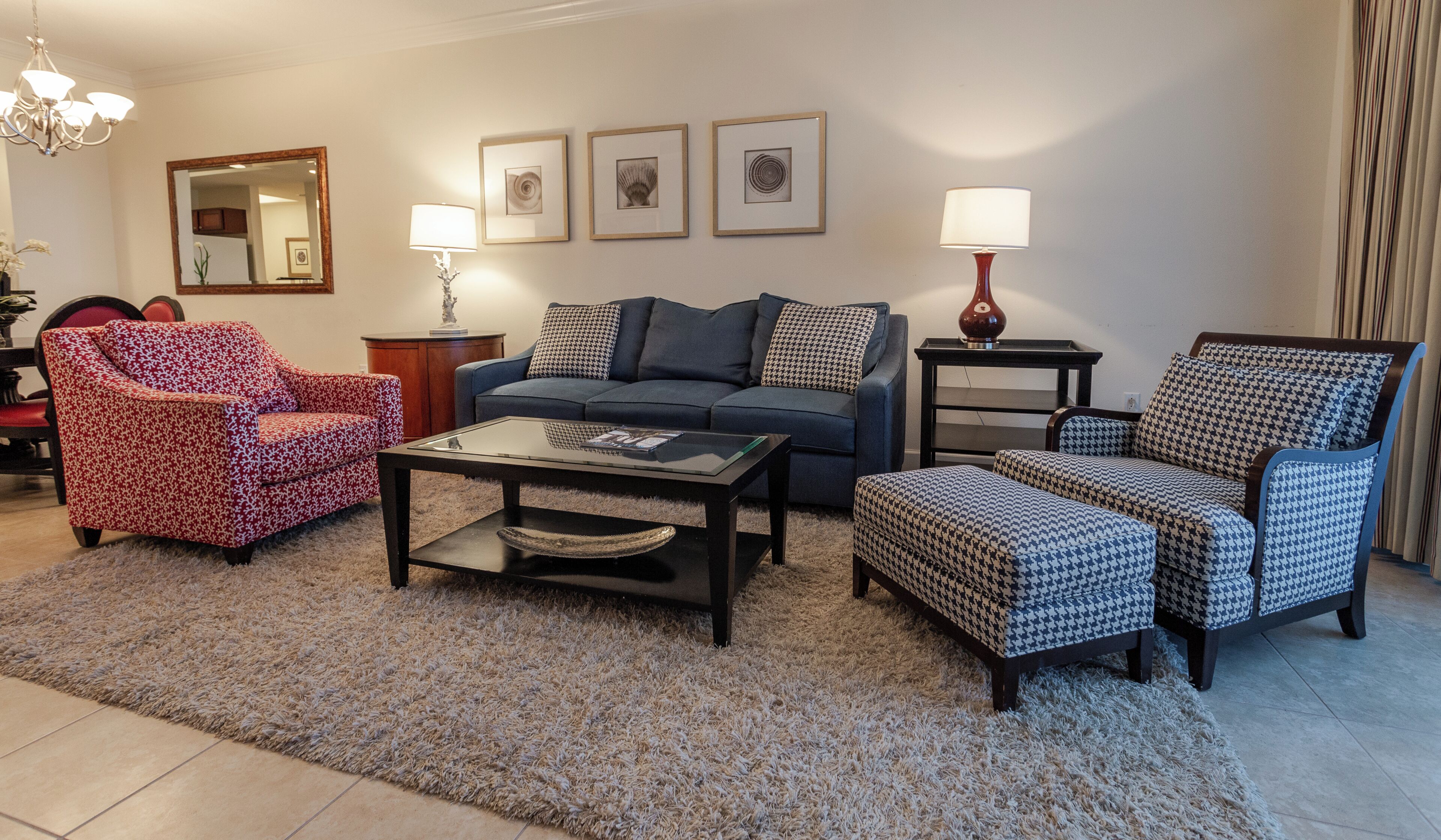 Condo, 2 Bedrooms (Condo in the Yacht Harbor, w/view) | Living area | 27-inch TV with digital channels, DVD player