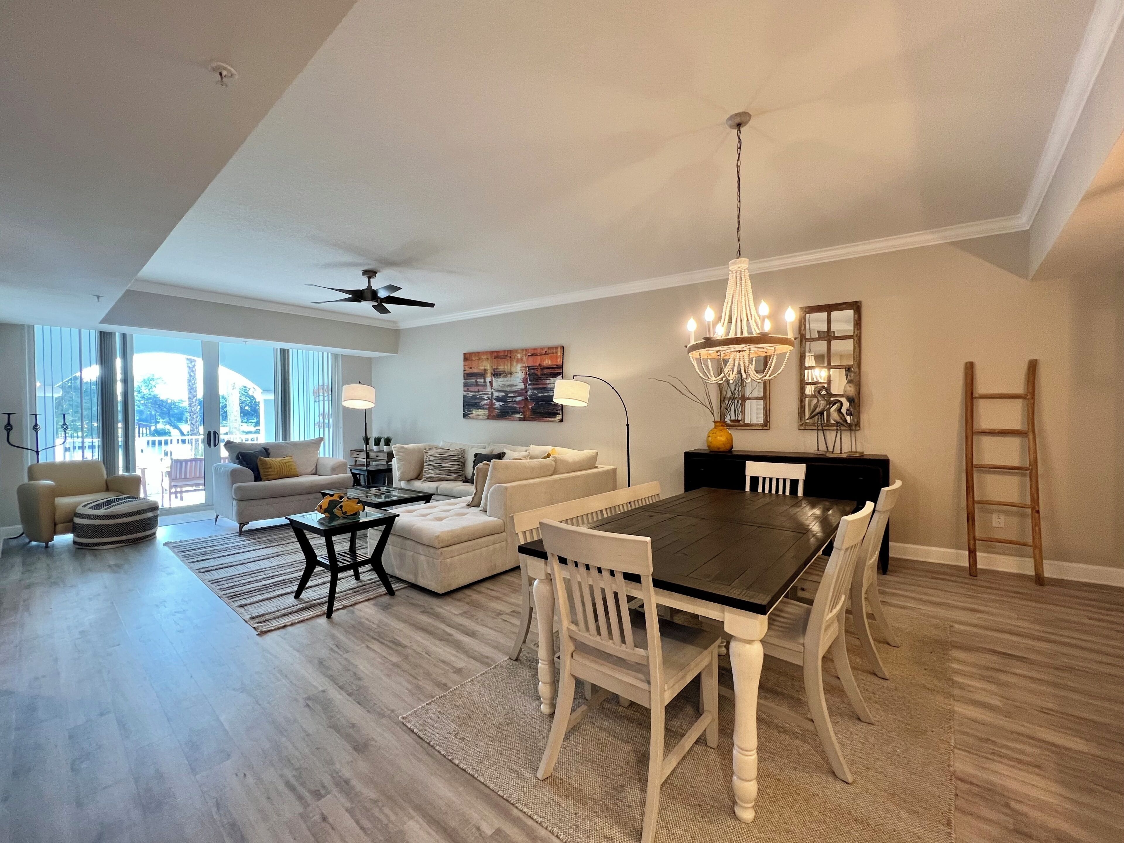 Condo, 2 Bedrooms (Yacht Harbor Village, w/view) | Living area | 27-inch TV with digital channels, DVD player