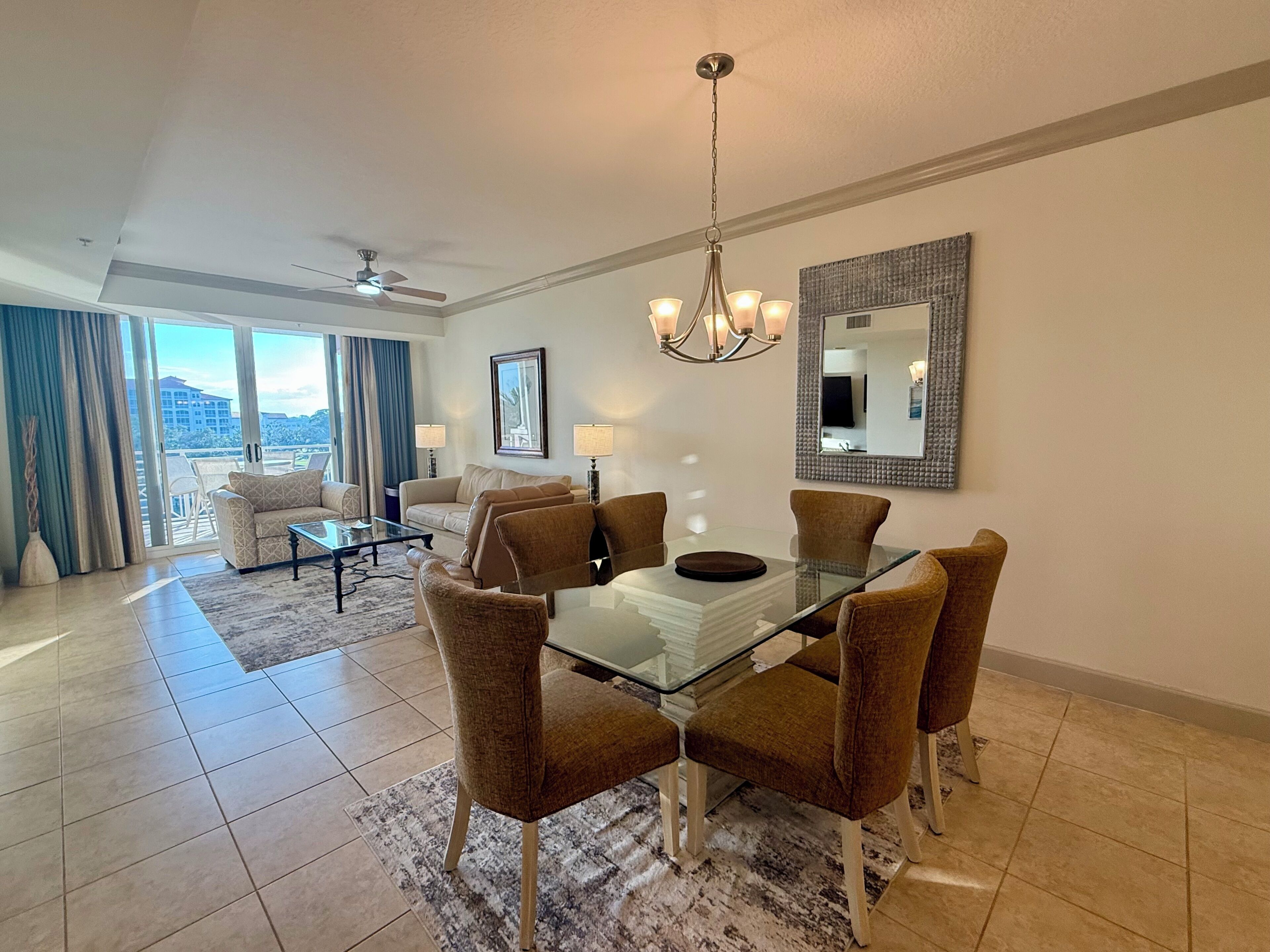 Condo, 2 Bedrooms (Condo in the Yacht Harbor, w/view) | Living area | 27-inch TV with digital channels, DVD player