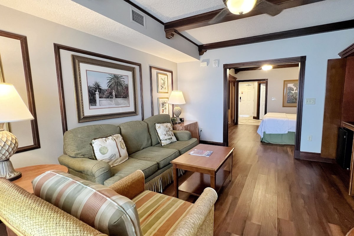 1 habitación y ropa de cama de alta calidad