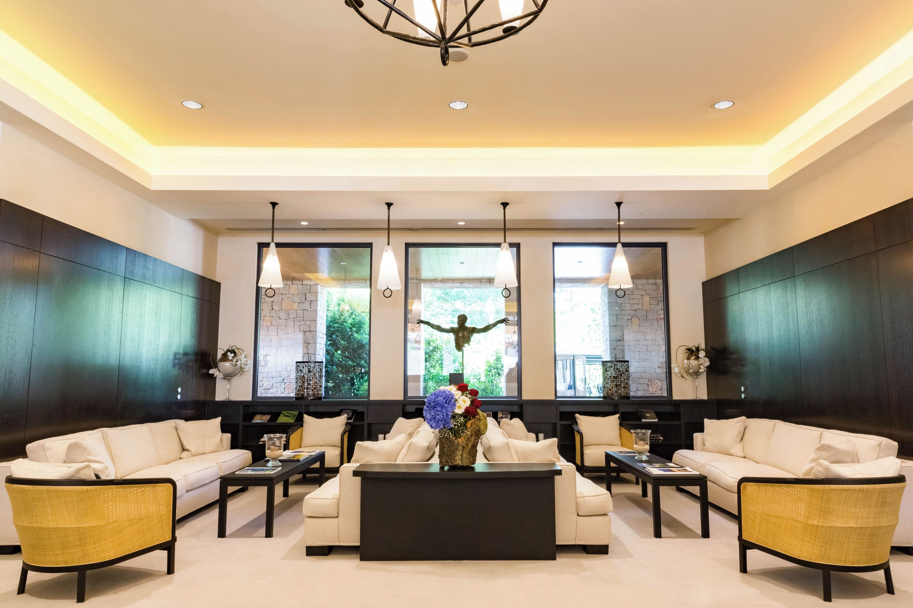 Sitteområde i lobbyen