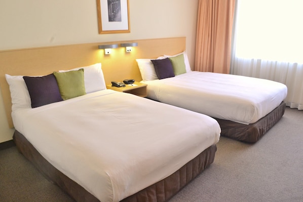In-room safe, desk, iron/ironing board, free cribs/infant beds