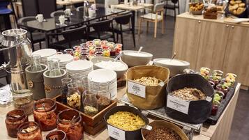 Daily buffet breakfast (EUR 25 per person)