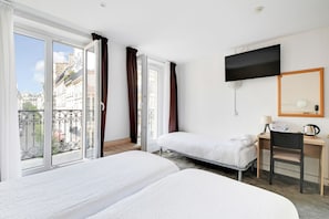 Triple Room | Select Comfort beds, in-room safe, desk, soundproofing