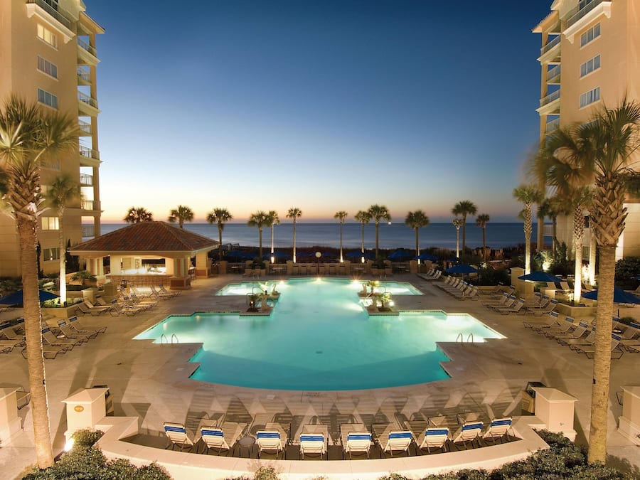 Indoor pool, outdoor pool, cabanas (surcharge), pool umbrellas