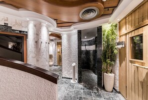 Sauna, hot tub, steam room, Turkish bath, body treatments
