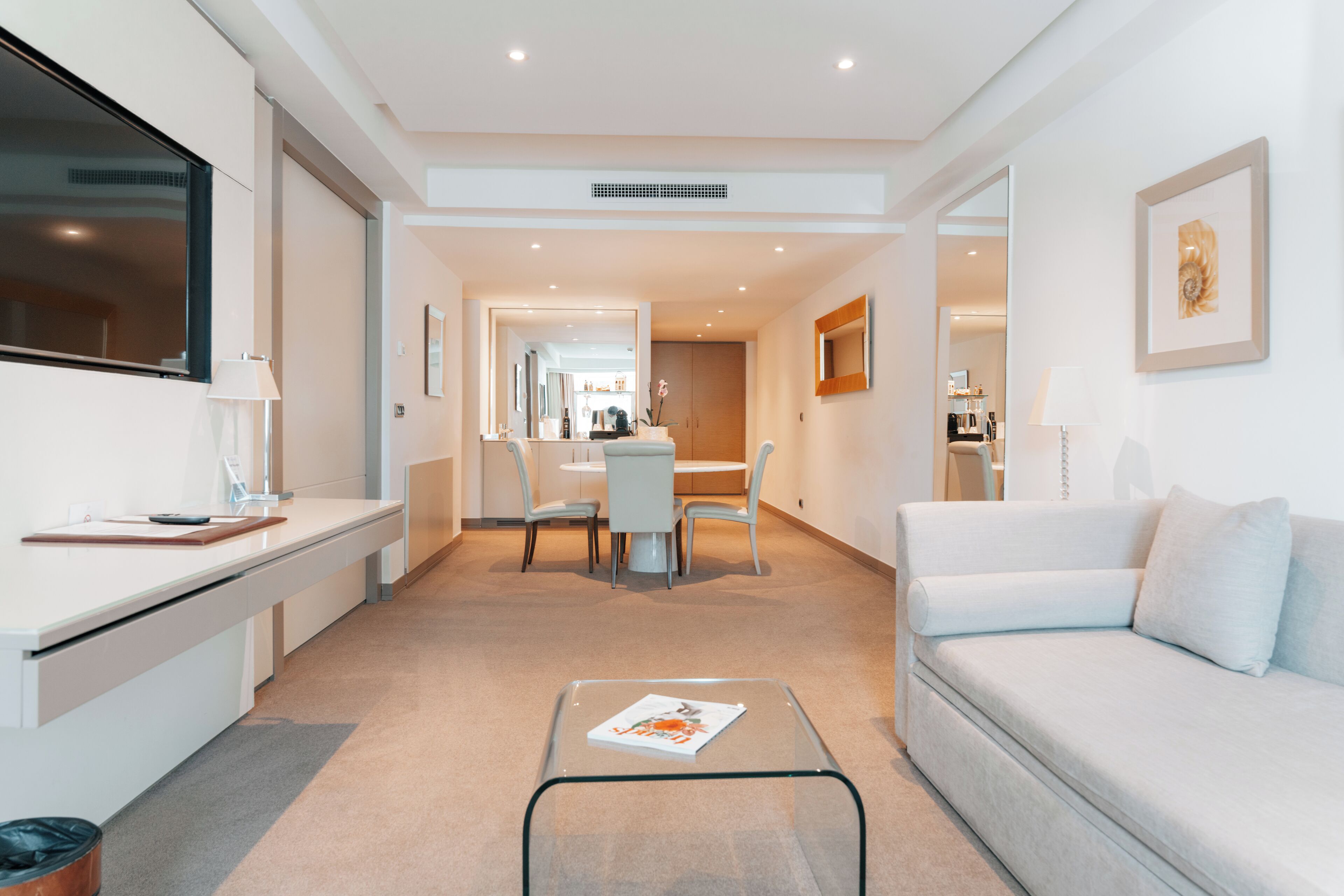 grand suite | living area | plasma tv