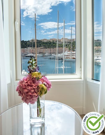 View from room. Hotel Port Palace