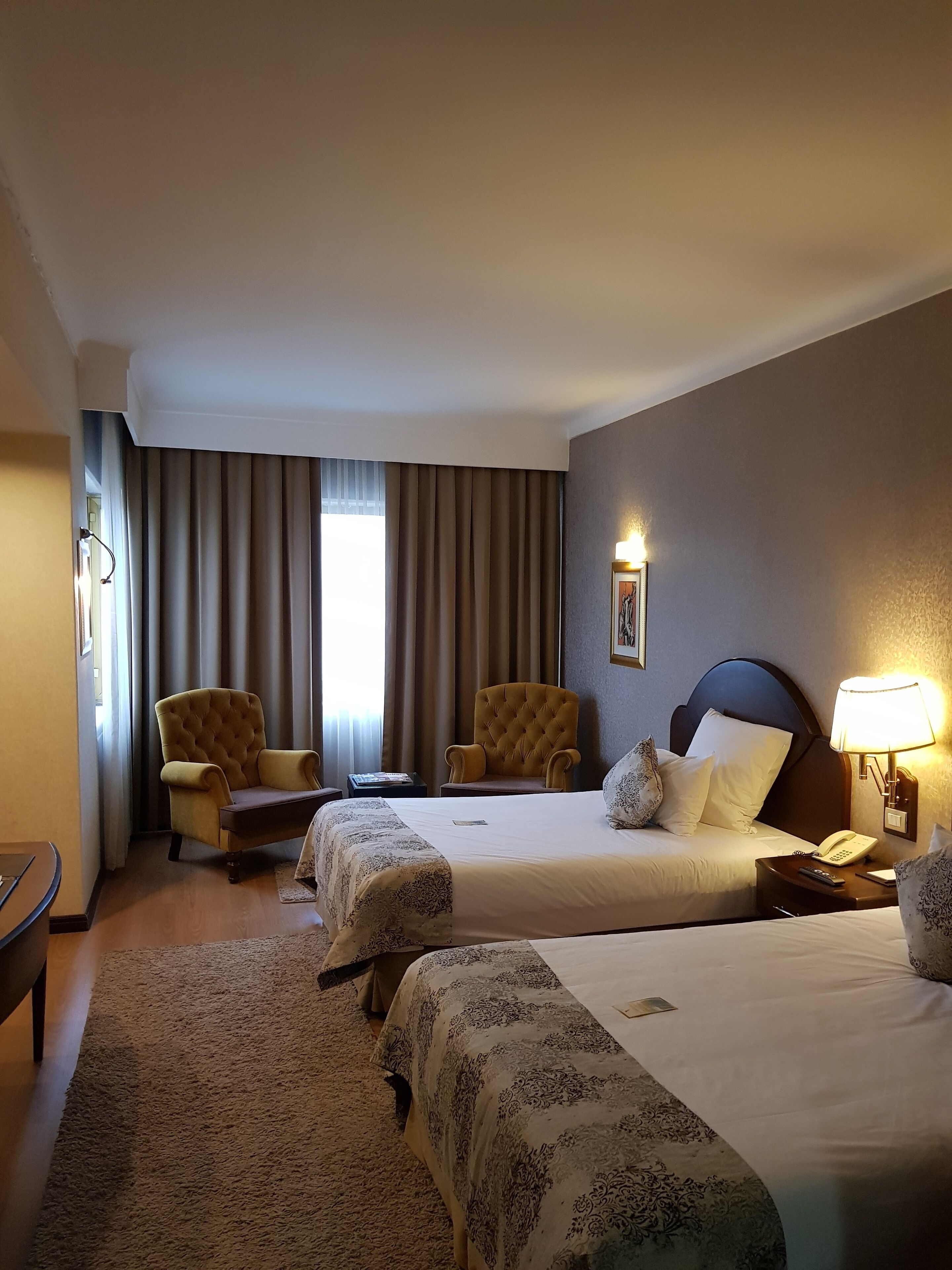 Draps italiens Frette, literie de qualité supérieure, minibar