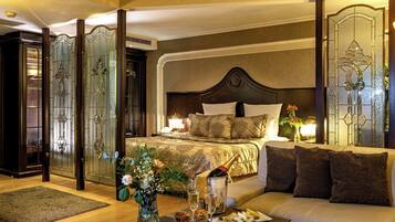 品质套房 | 意大利 Frette 床单、高档床上用品、迷你吧、客房内保险箱