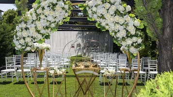 Außenbereich für Hochzeiten