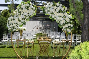 Área de bodas al aire libre