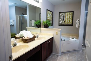 Hair dryer, towels