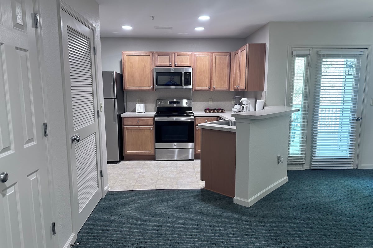 deluxe apartment, 1 bedroom, kitchen | private kitchen | full-sized fridge, microwave, dishwasher, coffee/tea maker