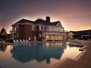 Front of property – evening/night