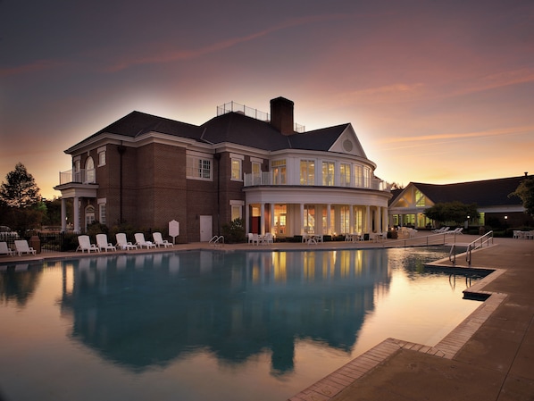Front of property - evening/night