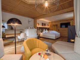 Sábanas de algodón egipcio, ropa de cama de alta calidad y minibar 