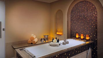 Couples treatment rooms, steam room, Turkish bath, body treatments
