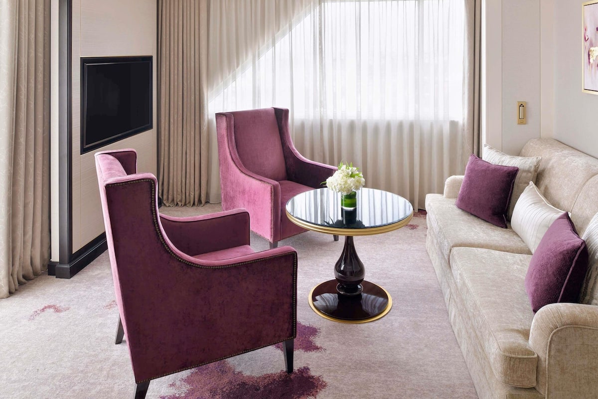 Premium bedding, down comforters, minibar, in-room safe