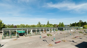 Blick von der Unterkunft