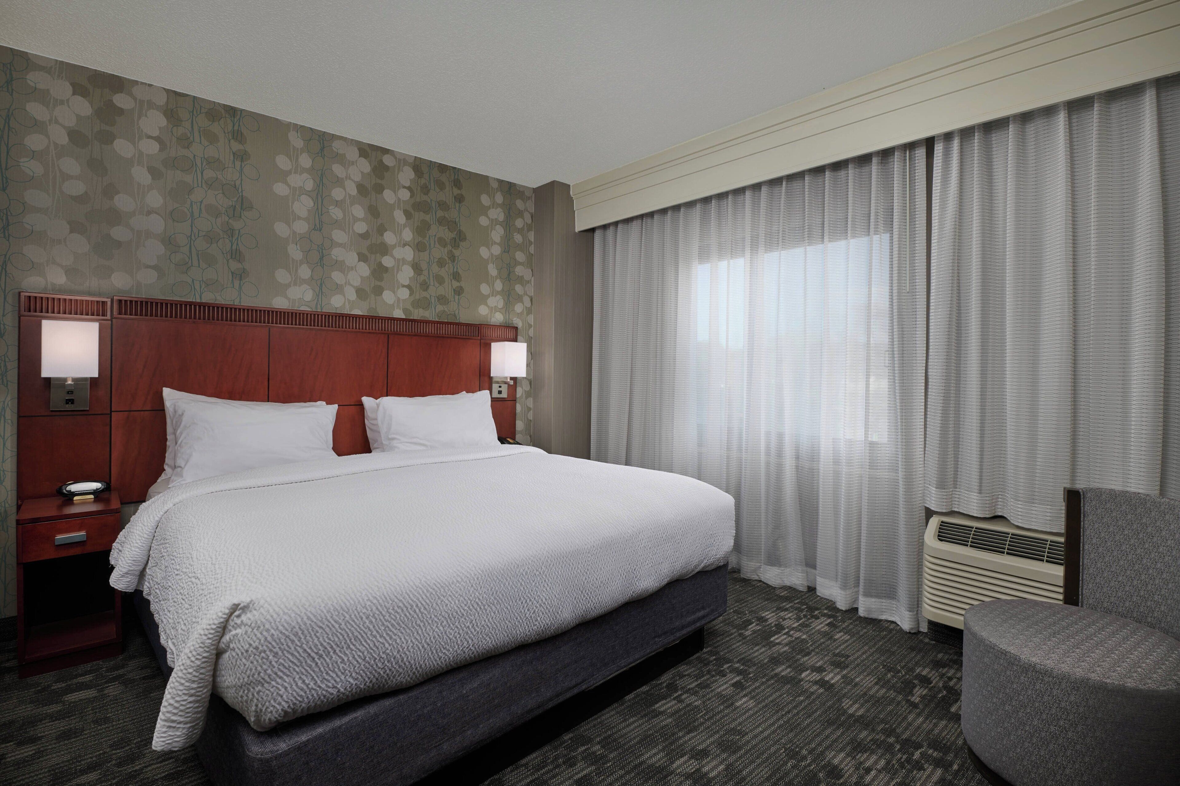 premium bedding, desk, iron/ironing board, free cots/infant beds