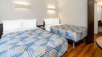 Blackout drapes, iron/ironing board, free WiFi, bed sheets