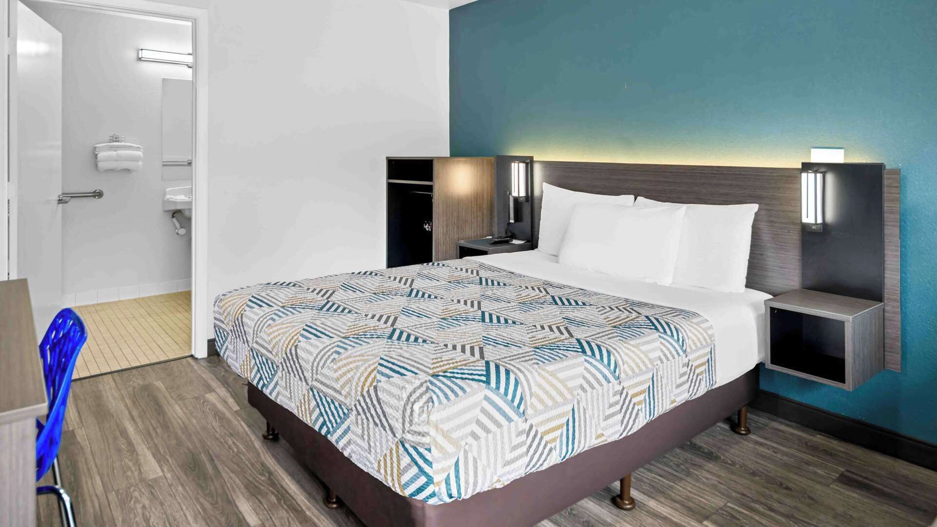 Free WiFi, bed sheets