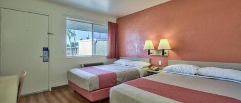 Free WiFi, bed sheets