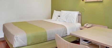 Free WiFi, bed sheets