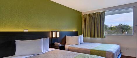 Free WiFi, bed sheets