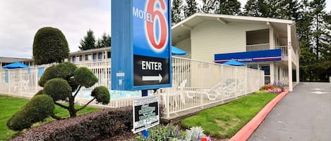 Entrée de l’hébergement