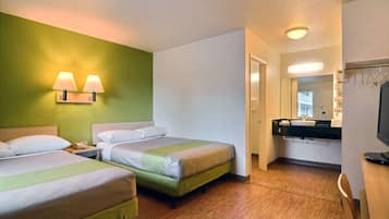 Free WiFi, bed sheets