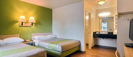 Wi-Fi de cortesia, roupa de cama