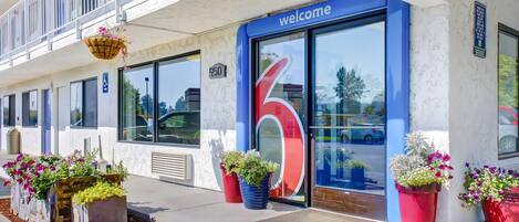 Voorkant van accommodatie