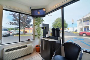 Lobby sitting area