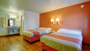 Free WiFi, bed sheets