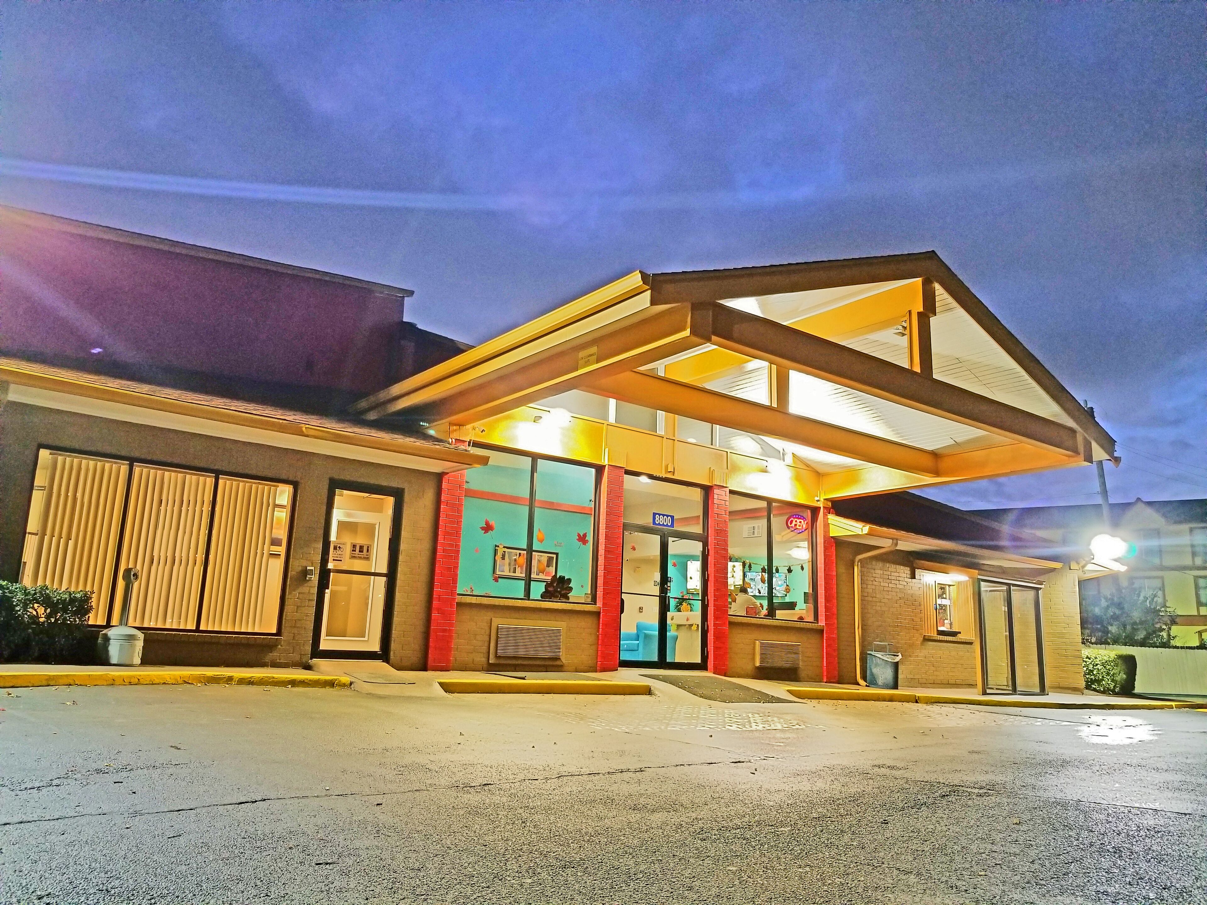 front of property – evening/night