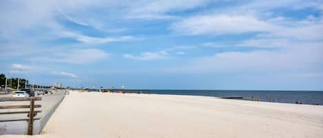 Vlak bij het strand