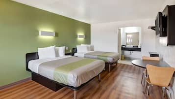 Free WiFi, bed sheets