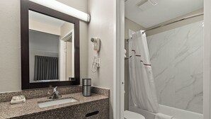 Towels, soap, shampoo, toilet paper