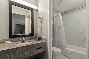 Towels, soap, shampoo, toilet paper